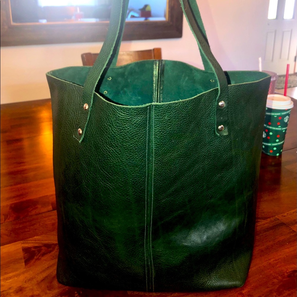 Twisted Boots All Soft Pebble Leather Tote! Wore 2